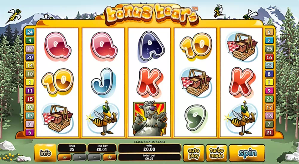 Bonus Bears игровой автомат от Playtech в Риобет казино