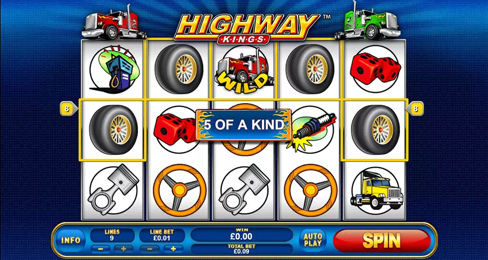 Highway Kings игровой автомат от Playtech в казино Риобет